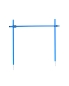 Preview: Hurdle set with slalom pole ø 25 mm, 100 cm