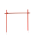 Preview: Hurdle set with slalom pole ø 25 mm, 100 cm