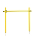 Preview: Hurdle set with slalom poles 100 cm, ø 32 mm