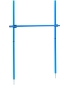 Preview: Hurdle set with slalom poles 180 cm, ø 32 mm