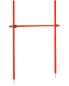 Preview: Hurdle set with slalom poles 180 cm, ø 32 mm