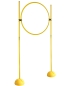 Preview: Ring hurdle set with X-foot & 25 mm diameter poles, 100 cm or 180 cm high