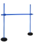 Preview: Disc foot hurdle set with poles ø 25 mm, 100 cm or 180 cm high