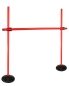 Preview: Disc foot hurdle set with poles ø 25 mm, 100 cm or 180 cm high