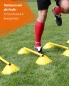 Preview: Mini hurdles set of 10 with carrying holder & 100 cm poles, troughs & poles in 4 colors