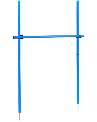 Hurdle set with slalom poles 180 cm, ø 32 mm