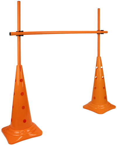 Hurdle set with cones 50 & poles 100 cm