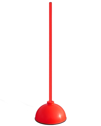 Round-foot slalom set with pole 100 cm or 180 cm, 4 colors