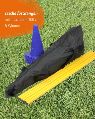 Bag for 5 x cone hurdle 30, black