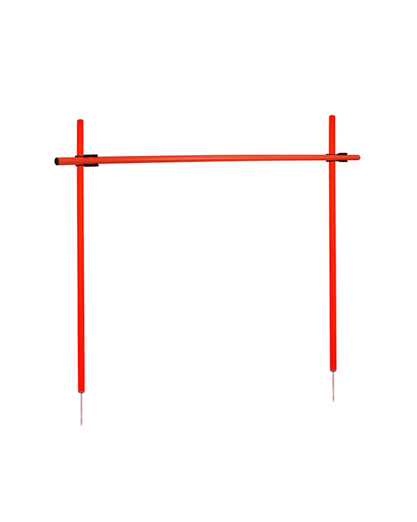 Hurdle set with slalom pole ø 25 mm, 100 cm