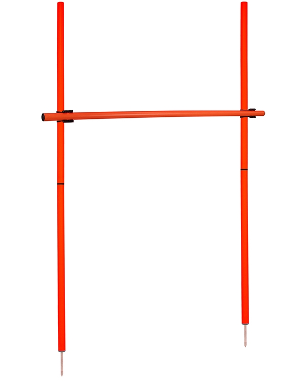 Hurdle set with slalom poles 180 cm, ø 32 mm