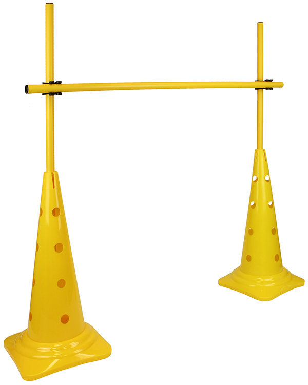 Hurdle set with cones 50 & poles 100 cm