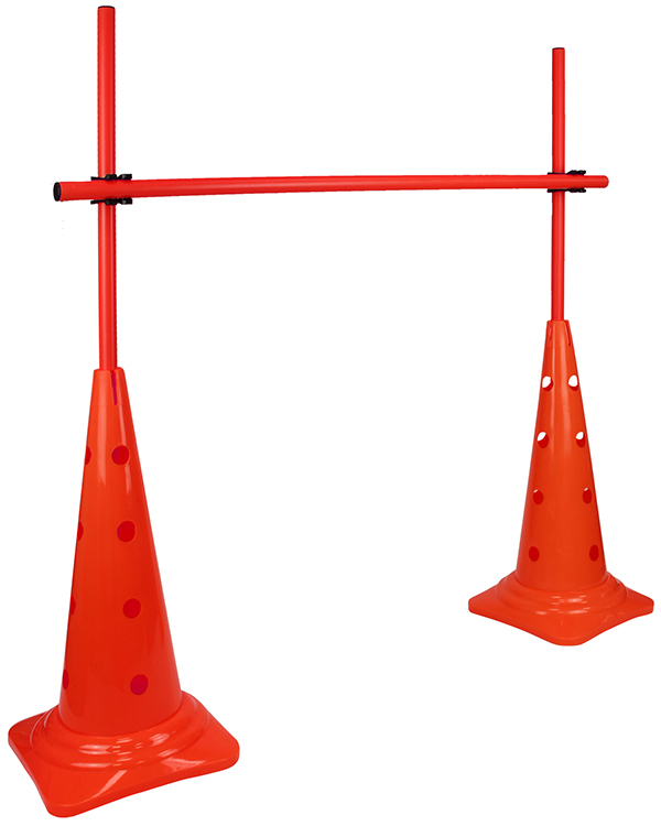 Hurdle set with cones 50 & poles 100 cm