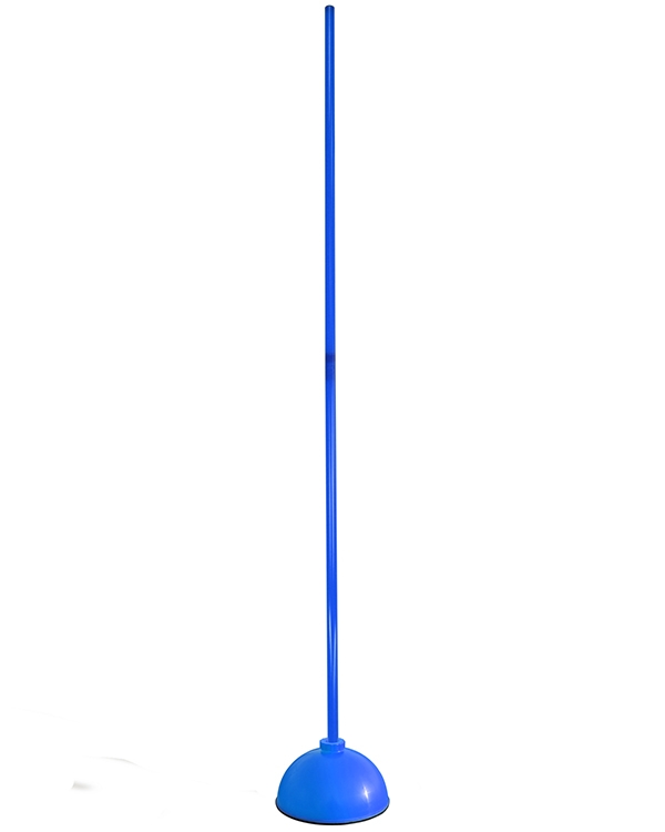 Round-foot slalom set with pole 100 cm or 180 cm, 4 colors