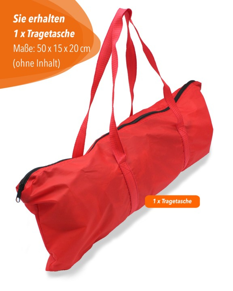 Tasche für Mini-​Hürden mit Stangen 50 cm (ohne Inhalt)