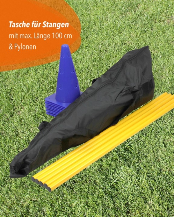 Bag for 5 x cone hurdle 30, black