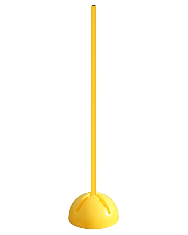 X-foot slalom set with pole 100 cm or 180 cm, 4 colors