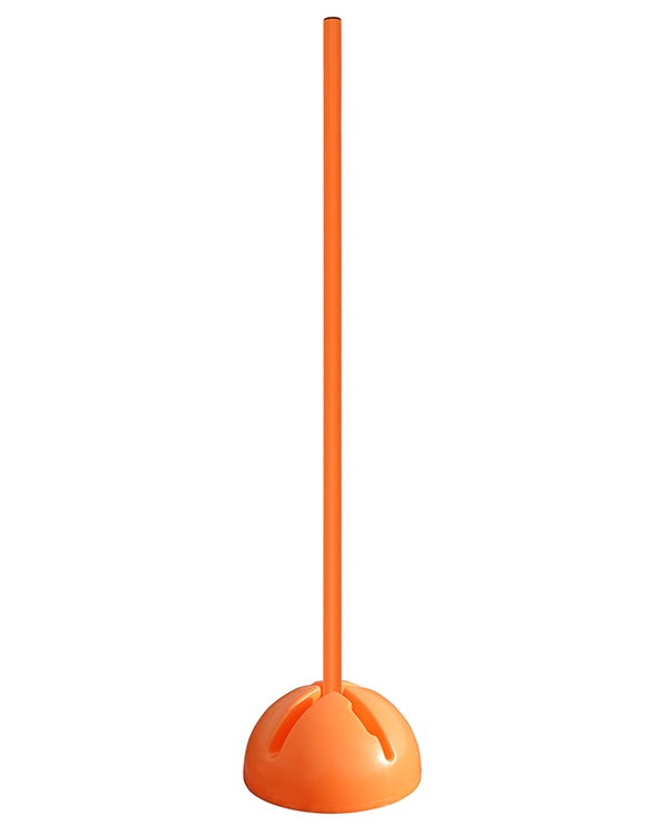 X-foot slalom set with pole 100 cm or 180 cm, 4 colors